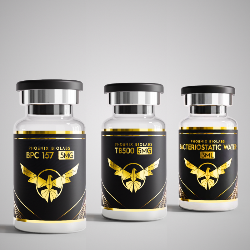 Research Bundle 10mg | BPC-157 5mg + TB-500 5mg + Bac Water
