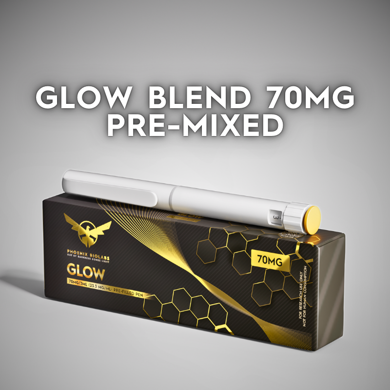GLOW Blend Pen 70mg (GHK-Cu 50mg, BPC-157 10mg and TB-500 10mg) Premixed Prefilled
